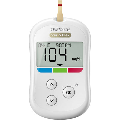 OneTouch Verio Flex Glucometer with 50 Test Strips