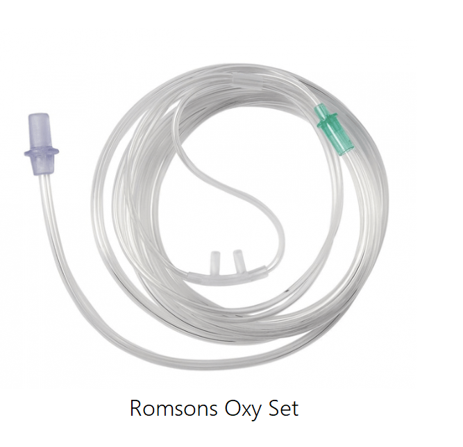 Romsons Oxy Set Twin Bore Nasal Oxygen Set SH-2016, Child Size