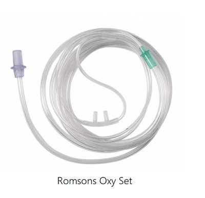 Romsons Oxy Set Twin Bore Nasal Oxygen Set SH-2016, Adult Size