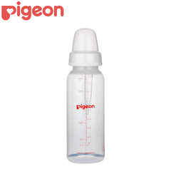 Pigeon Cleft Palate Feeding Bottle, Feeder with Silicone Long Nipple,BPA Free,BPS Free,Adjustable Milk Flow,240 ml