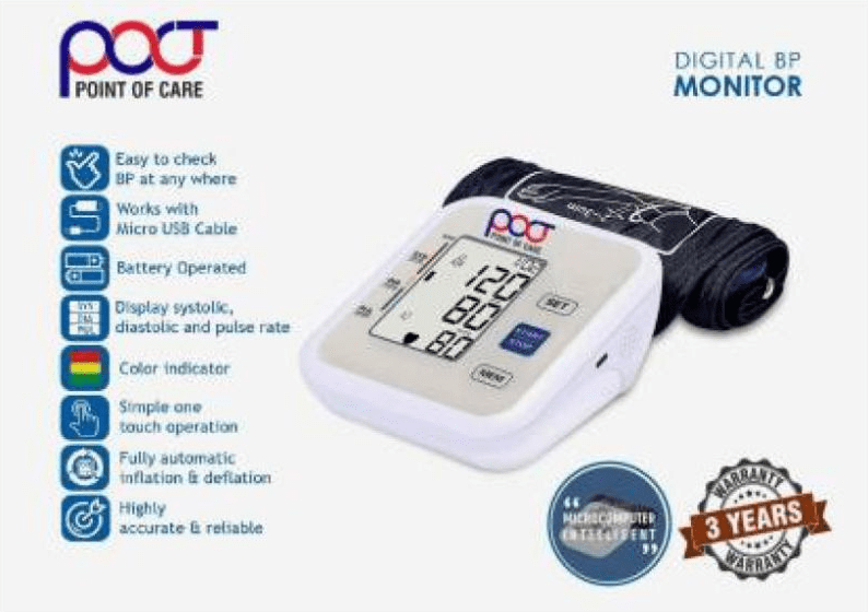 Digital BP (Blood Pressure) Monitor POCT PBM01