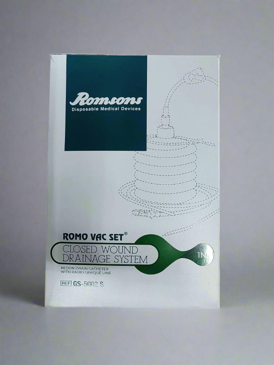 Romsons Romo Vac Set Closed Wound Drainage System GS-5002