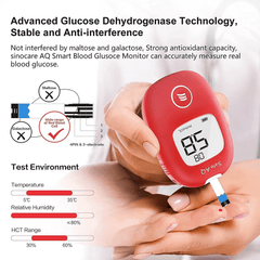 Sinocare Blood Glucose Monitor Safe AQ