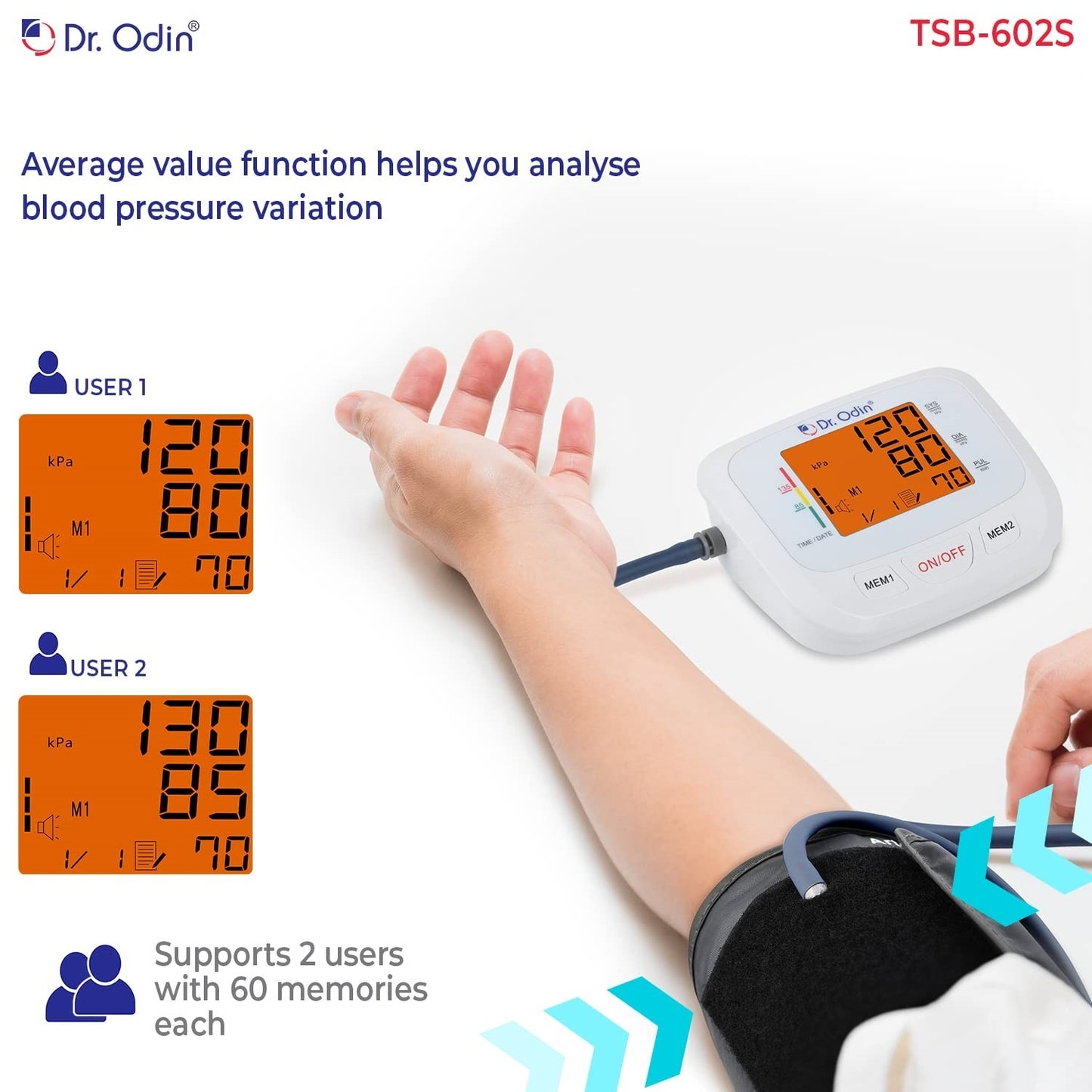 Dr. Odin BP (Blood Pressure) TSB-602S Monitor/Machine