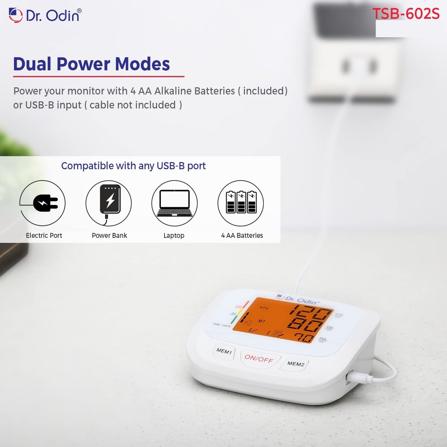 Dr. Odin BP (Blood Pressure) TSB-602S Monitor/Machine