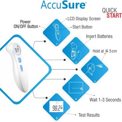 Non-Contact (Infrared Thermometer) AccuSure ET306