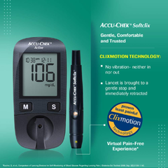Accu-Chek Active Blood Glucose Kit With 10 Lancets, 10 Strips, Lancing Device