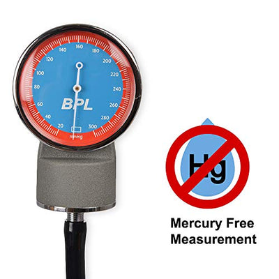 Aneroid Sphygmomanometer BP (Blood Pressure) Monitor (Gray) BPL