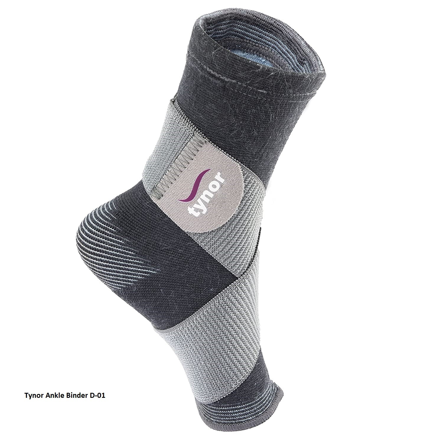 Tynor Ankle Binder, Gray, D-01, 1Pcs