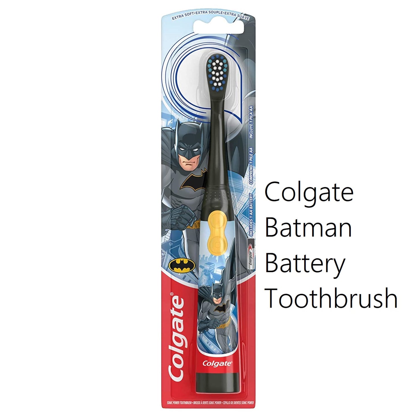 Colgate Batman Toothpaste (80g) + Colgate Batman Battery Toothbrush