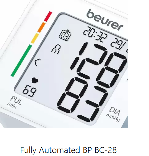 Beurer BM 26 Upper Arm Blood Pressure Monitor Bp Monitor – Surgical Avenue
