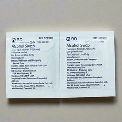 BD Alcohol Swabs (isopropyl Alcohol 70%) 100 Units