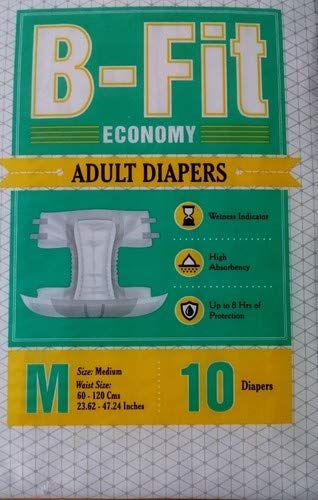 B Fit Economy Adult Diaper 10 Pcs