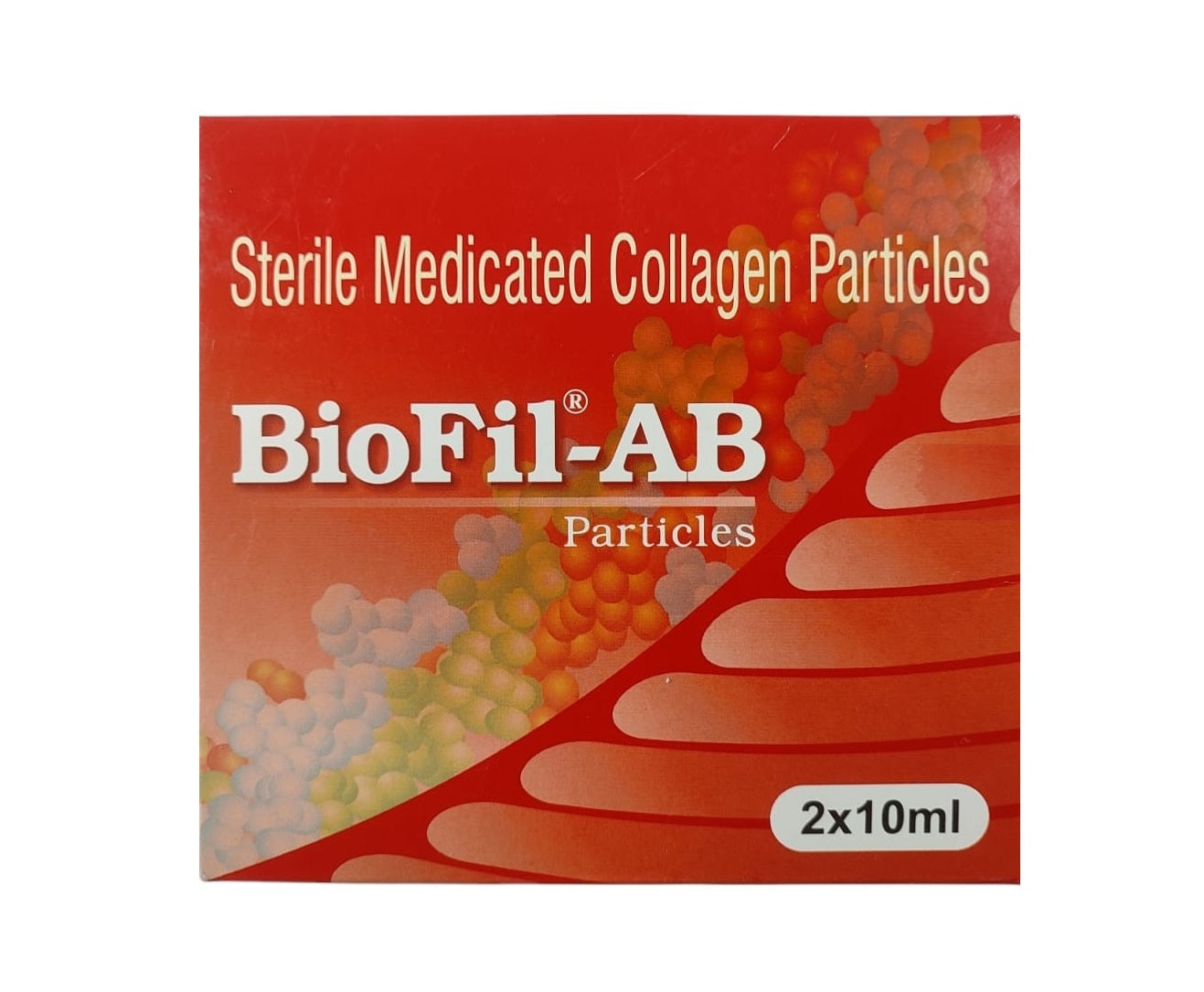 Sterile Medicated Collagen Particles BioFil-AB 2 X 10ml