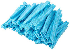 Disposable Hair Cap Stretchable Blue Bouffant Caps/Surgical Caps/Cooking Caps (100 Pcs)