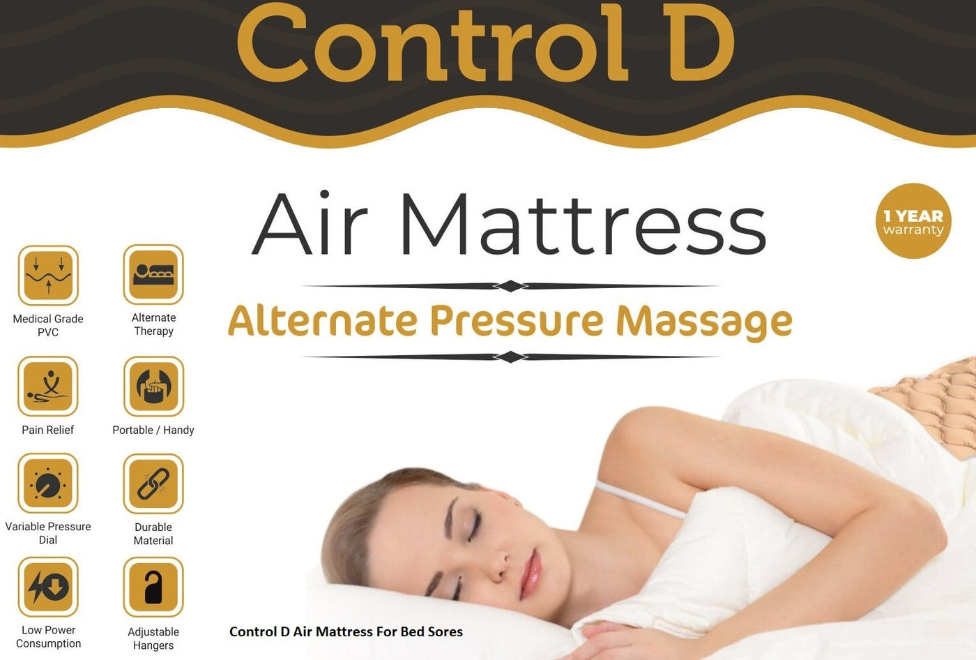 Air Mattress (Therapy For Bed Sores) Control D