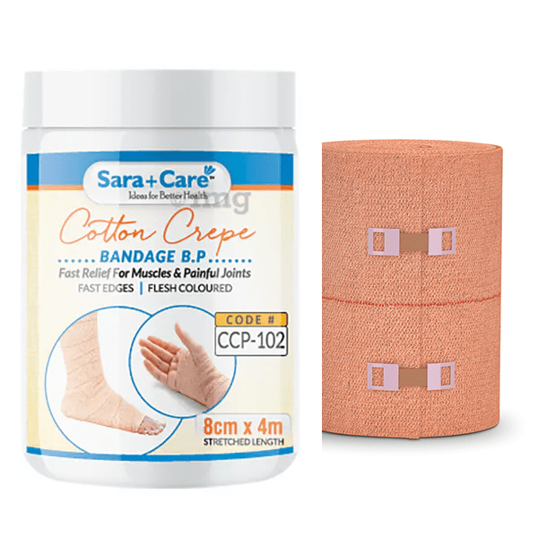 Sara Care Cotton Elastic Crepe Bandage