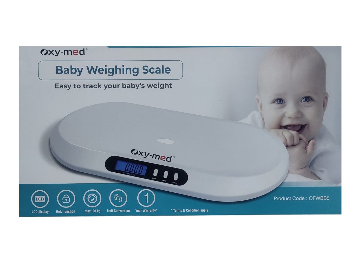 Digital Baby Weighing Scale Oxy-med OFWBB5