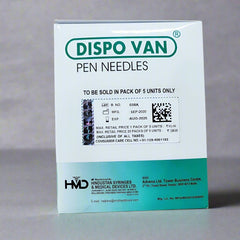 Dispovan Pen Needles 4mm 32g (5x20 Needles)