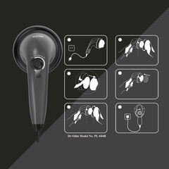 Waldon Electrical Body Massager with interchangeable 4 Massager Heads PL-604B Dr Odin