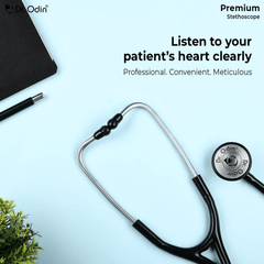 Dr Odin Premium Single Head Stethoscope With Extra Diaphragm & Ear Knobs