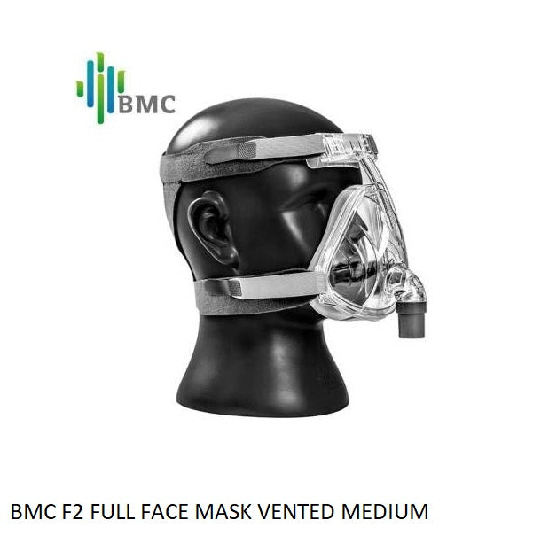 BMC F2 Full Face BIPAP Mask (Vented) Medium