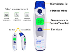 Non-Contact (infrared Thermometer) BPL (Forehead + Ear Mode)