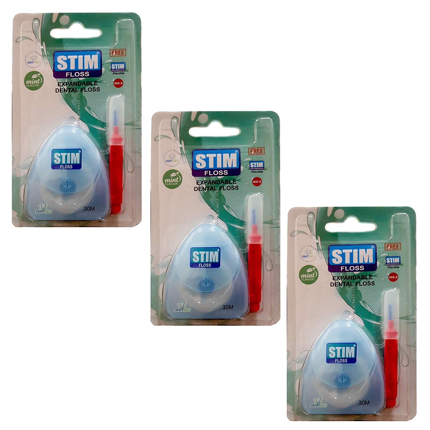 STIM Regular Minty Floss - Set Of 3