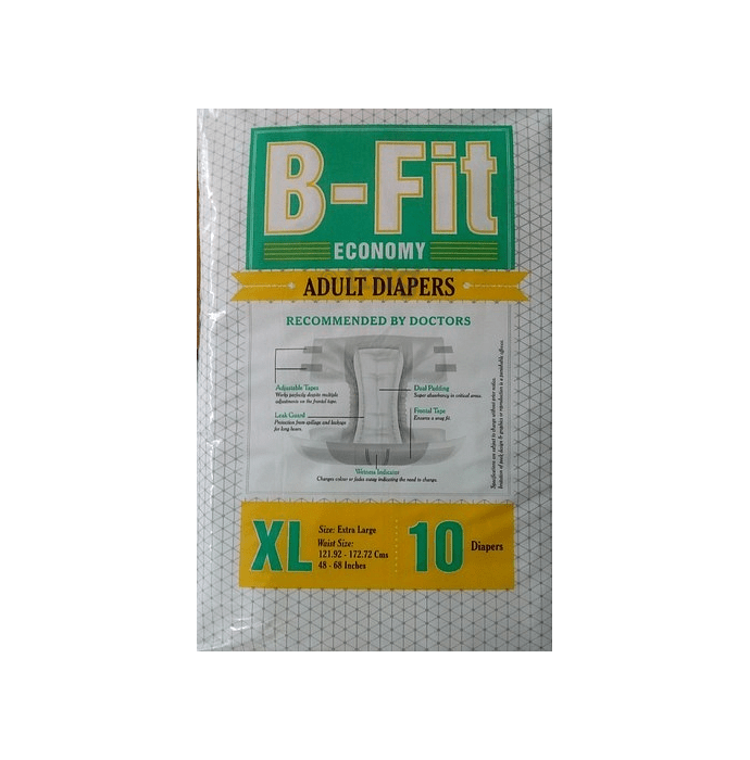 B Fit Economy Adult Diaper