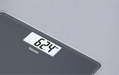 Beurer Glass Bathroom Weighing Scale Machine (Black) GS-213