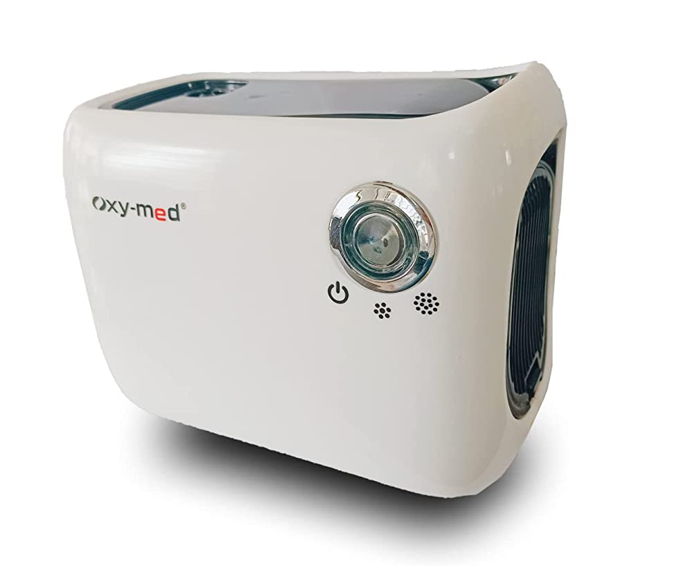 Oxymed MQNBZ01 Dual Pressure Compact Nebulizer White (For All Age Group)