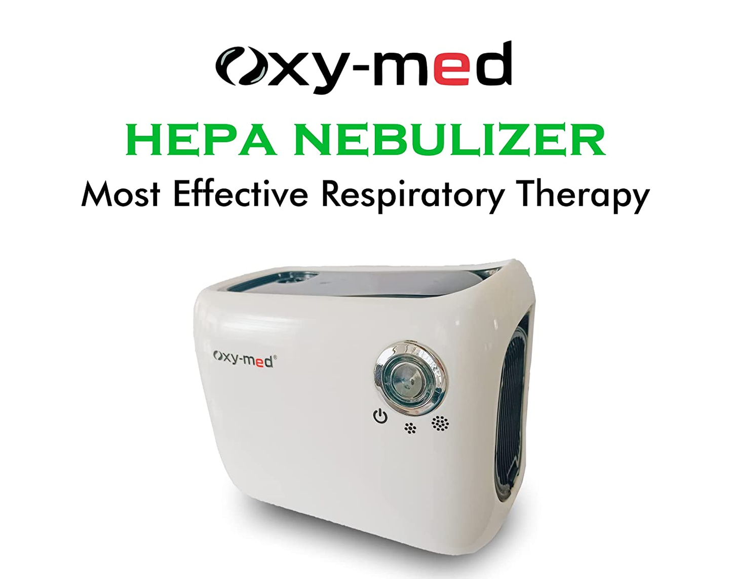 Oxymed MQNBZ01 Dual Pressure Compact Nebulizer White (For All Age Group)