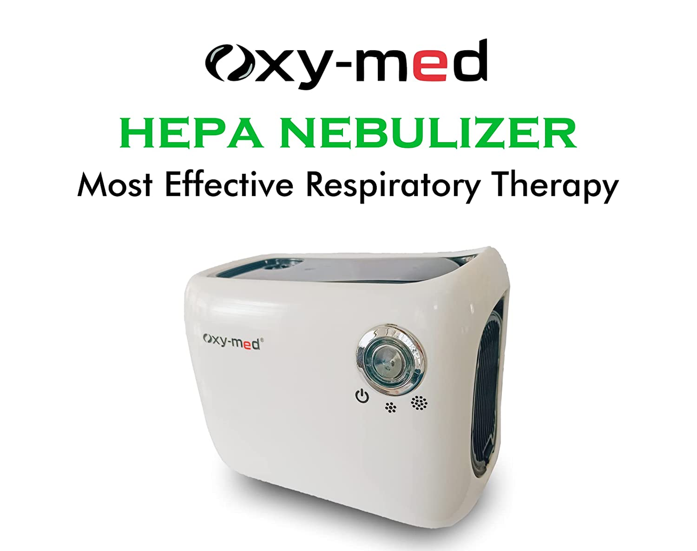 Oxymed MQNBZ01 Dual Pressure Compact Nebulizer White (For All Age Group)