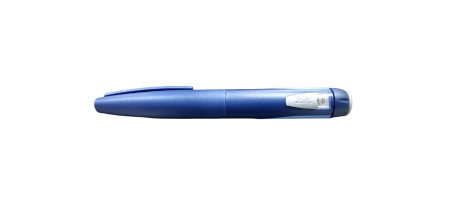 Lilly Humapen Ergo II Two-Tone Blue Insulin Delivery Device (Pen)