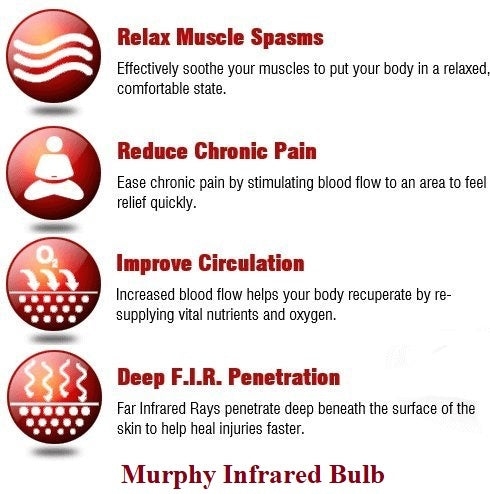 Murphy Infrared Medical Heat Treatment Therapy Bulb