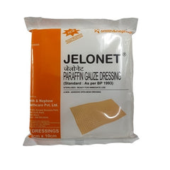 Jelonet Paraffin Gauze Dressing 10cm x 10cm – Sterile Open Mesh Wound Dressing