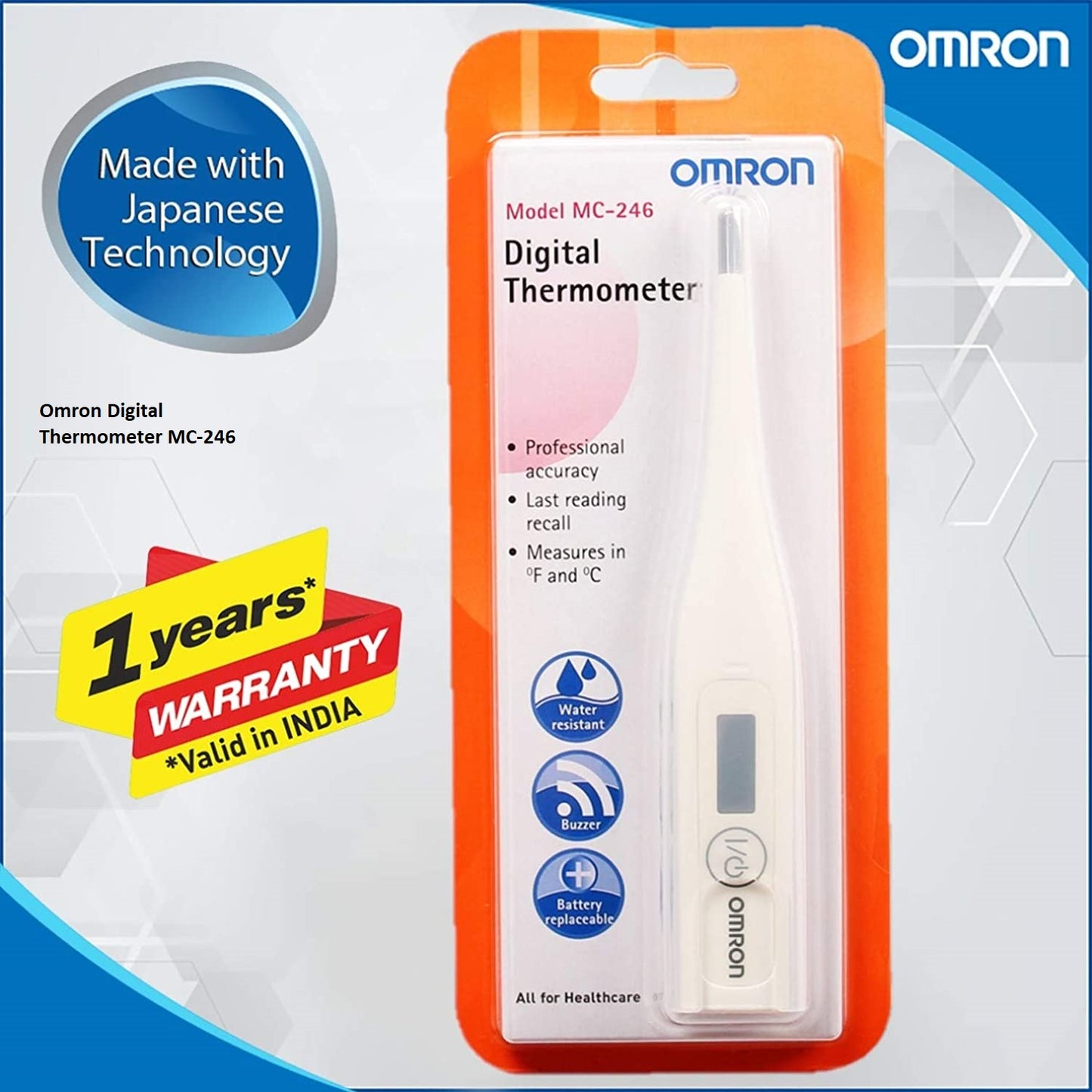 Omron Digital Thermometer MC-246