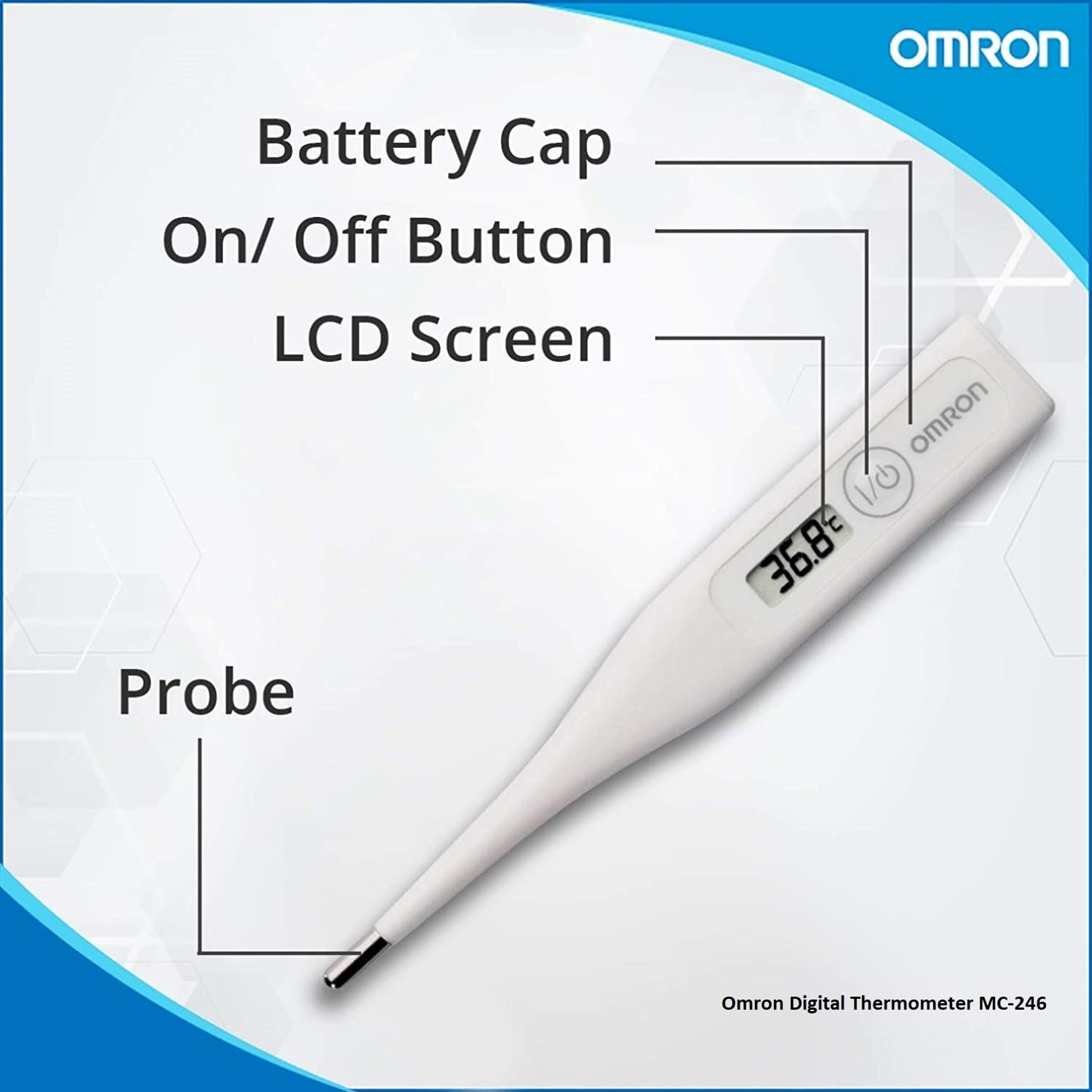 Omron Digital Thermometer MC-246