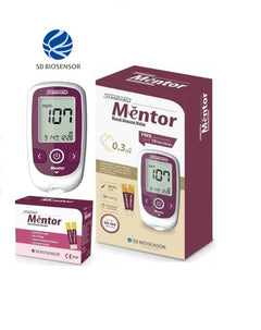 SD Mentor Glucometer with 10 + 50 Strips