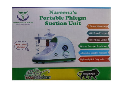 Automatic Nareena Life Sciences Portable Phlegm Suction Machine Capacity: 100ML