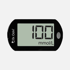 Dr Odin GDH-FAD Glucometer Kit (Glucometer, Lancing Device, 25 Lancets, Battery, Carrying Case)