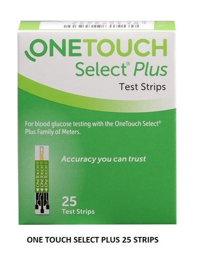 OneTouch Select Plus 25 Gluco Strips