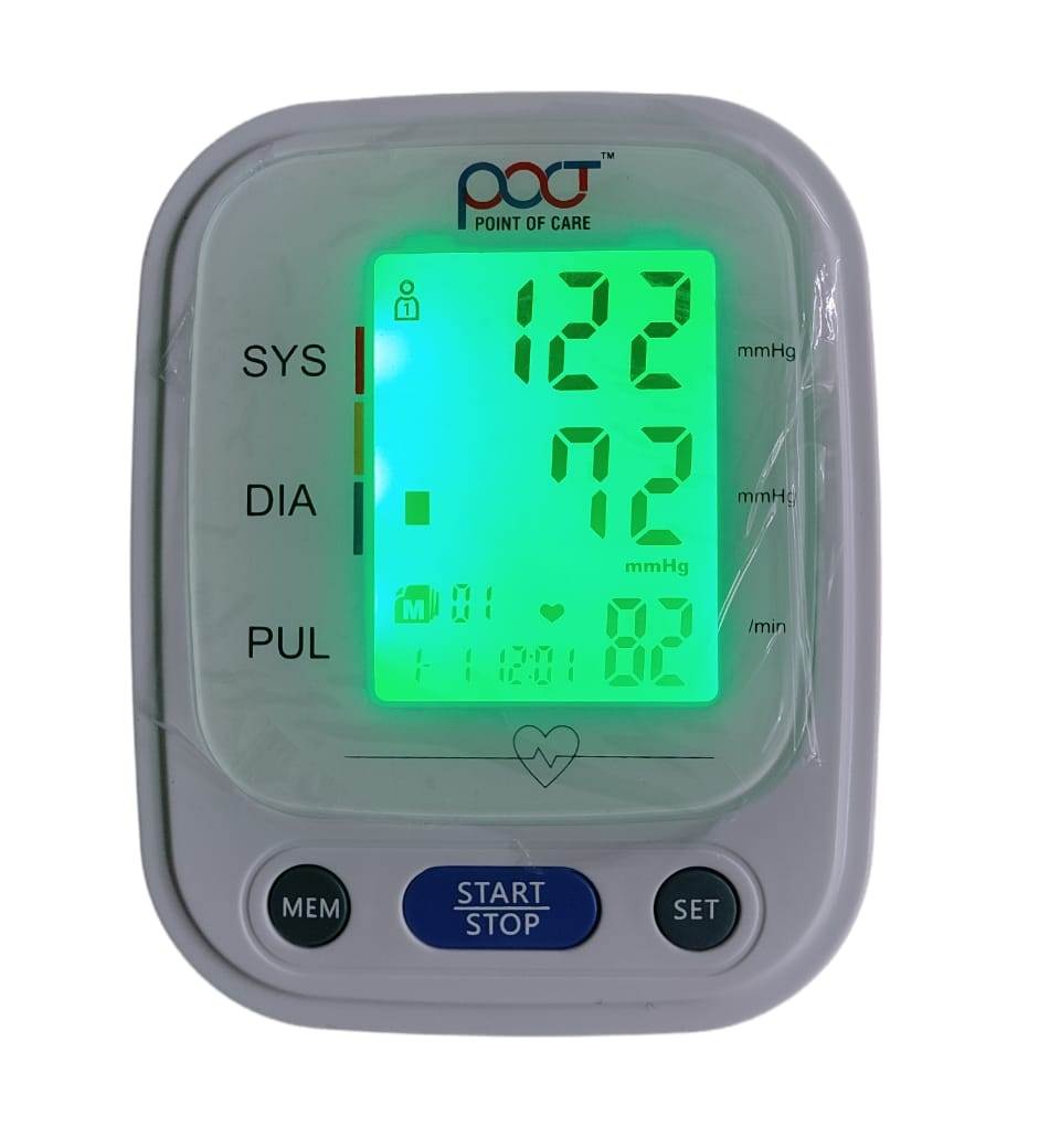 Smart Upper Arm Portable Blood Pressure Monitor, Bluetooth BP Machine with  One Piece Design – Wellue