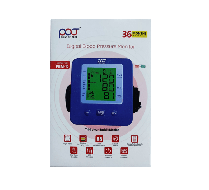Poct Digital BP (Blood Pressure) Monitor PBM10