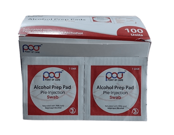 Injected Packet POCT Pre Injection Swab 100 Pcs (2 Packet) – MedineedsIndia