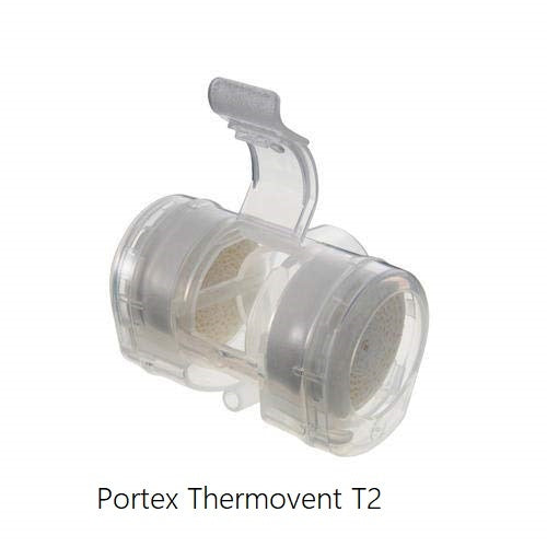 Portex Thermovent T2 HME Filter with Oxygen Port