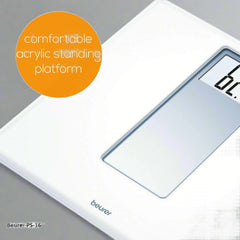 Beurer Personal Bathroom Scale with Extra Large Display PS160