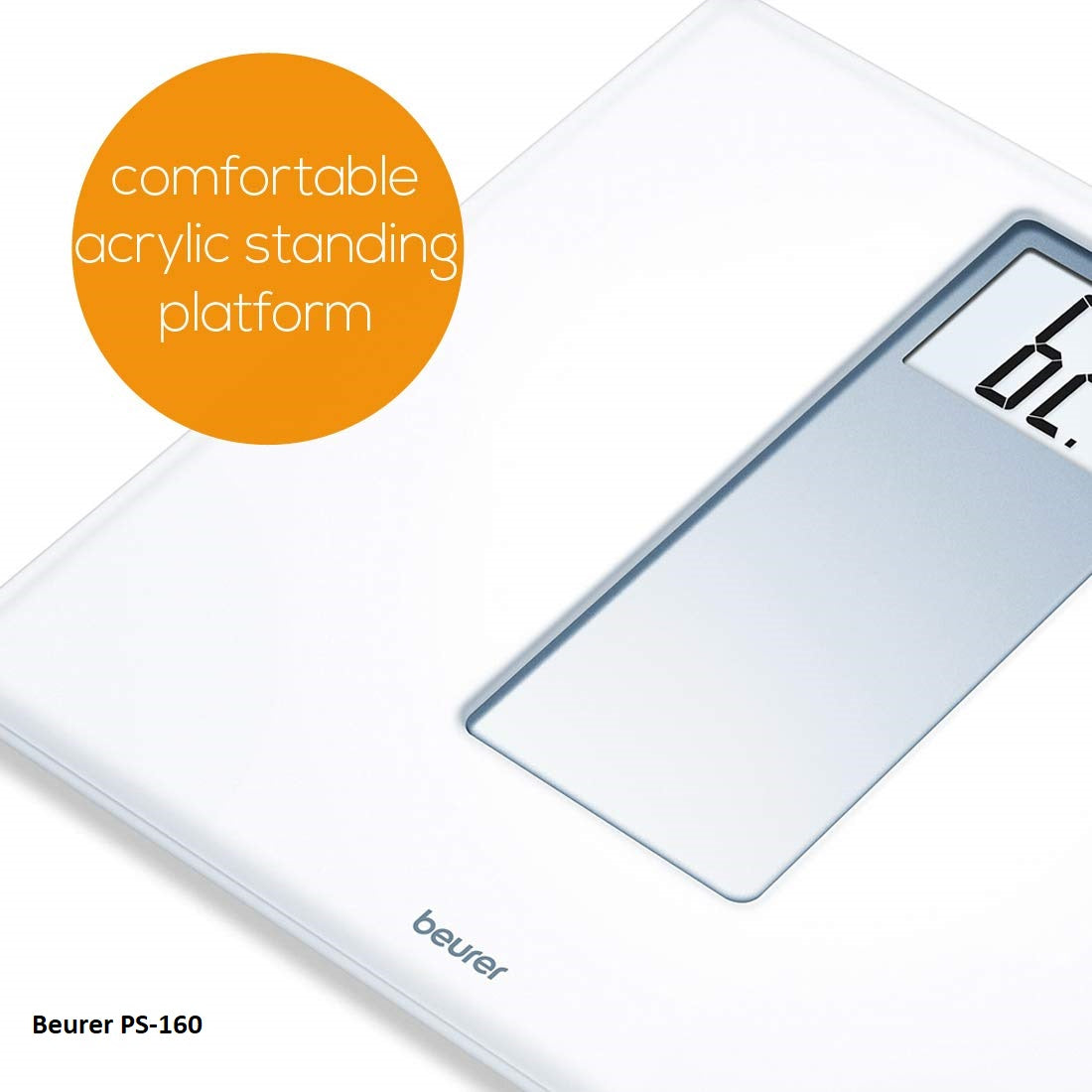 Beurer Personal Bathroom Scale with Extra Large Display PS160
