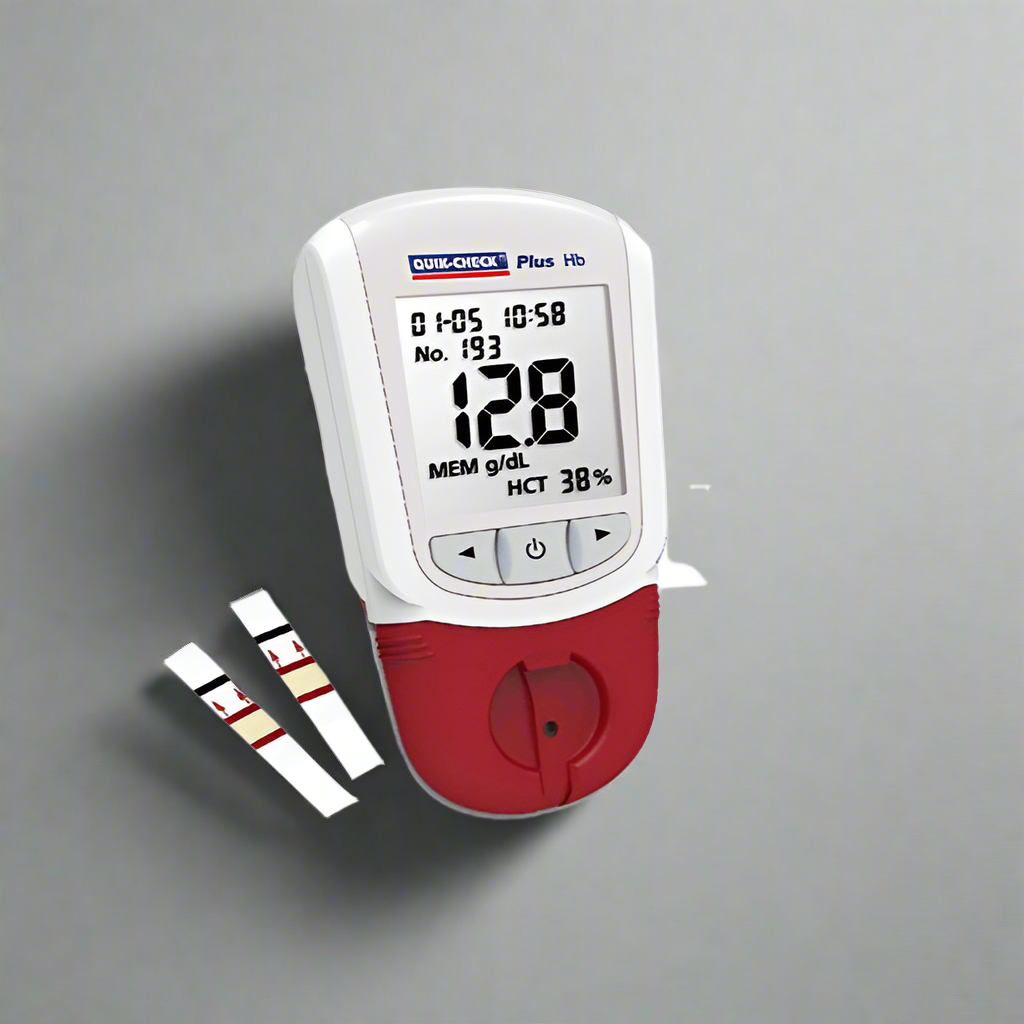 Hemogram Quick Quik-Check Plus Automatic Digital Hb Hemoglobin Testing System ...