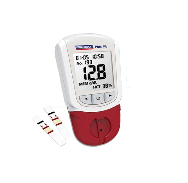 Quik-Check Plus Automatic Digital Hb Hemoglobin Testing System